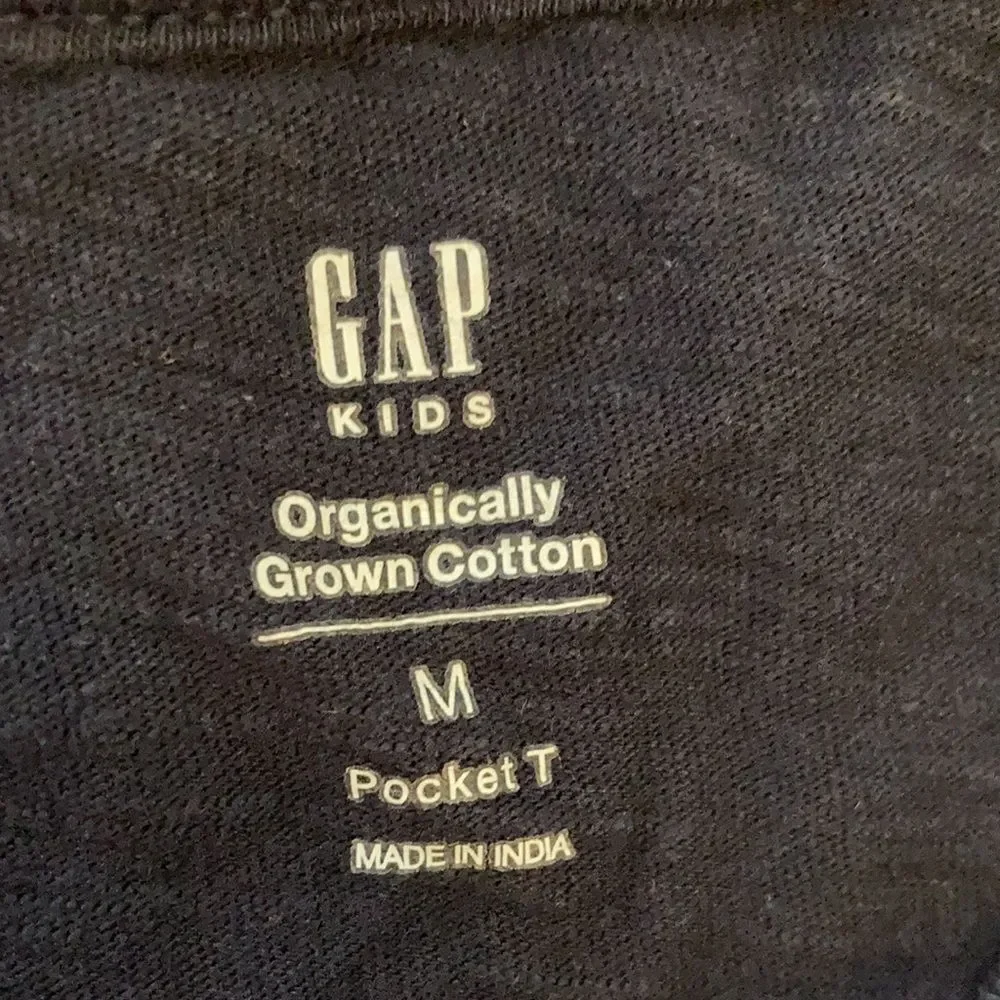 GAP organic cotton short sleeve tee color black